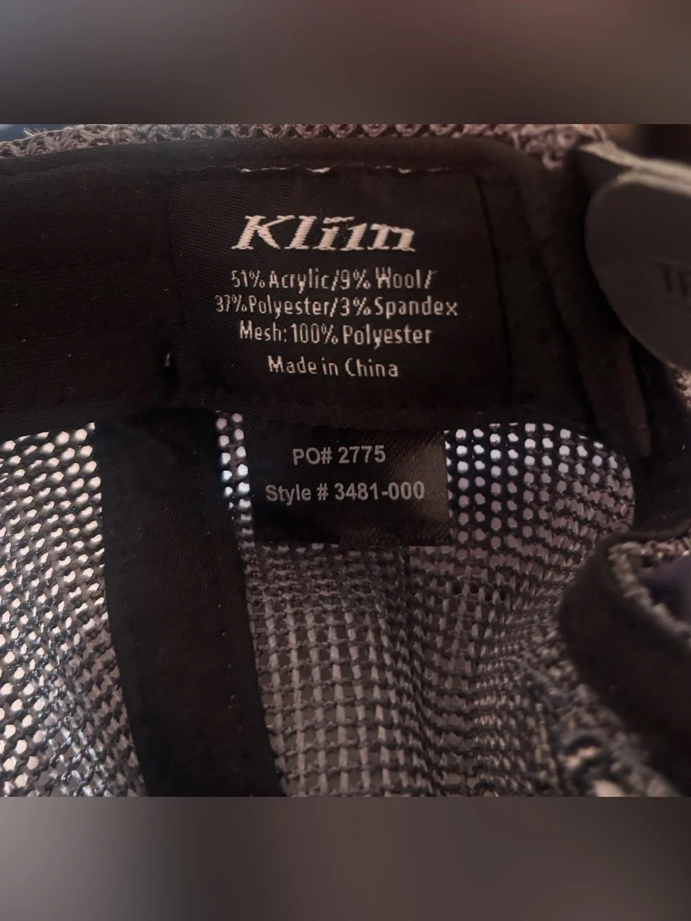 Klim Black & Pink Vista Mesh Hat With Adjustable Strap